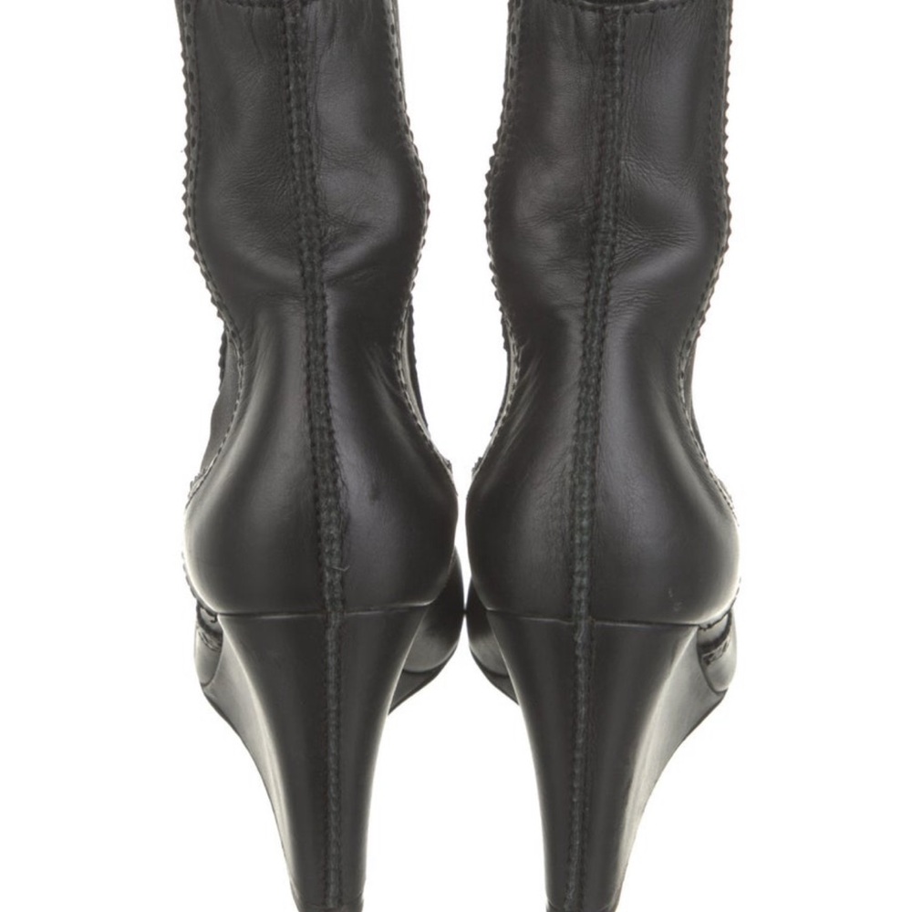 Balenciaga Leather Ankle Chelsea Boots Women size 9.5 - Picture 4 of 5